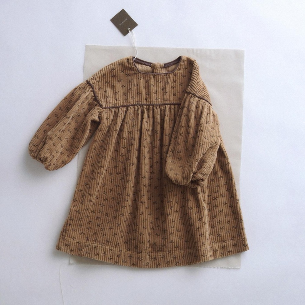 Zara Timelesz - Floral Corduroy Dress